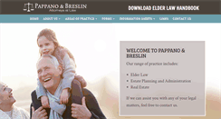 Desktop Screenshot of pappanoandbreslin.com