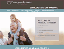 Tablet Screenshot of pappanoandbreslin.com